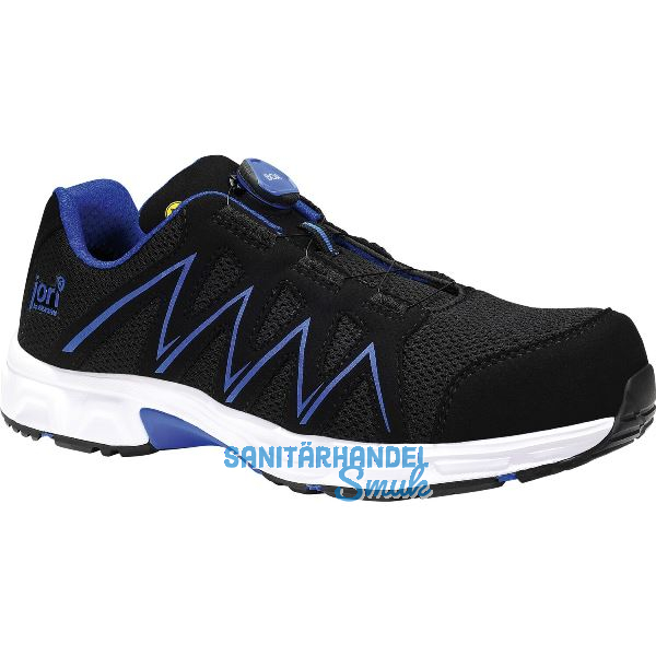 JORI Sicherheitshalbschuh Speedy BOA Black-Blue Low ESD S1P 47