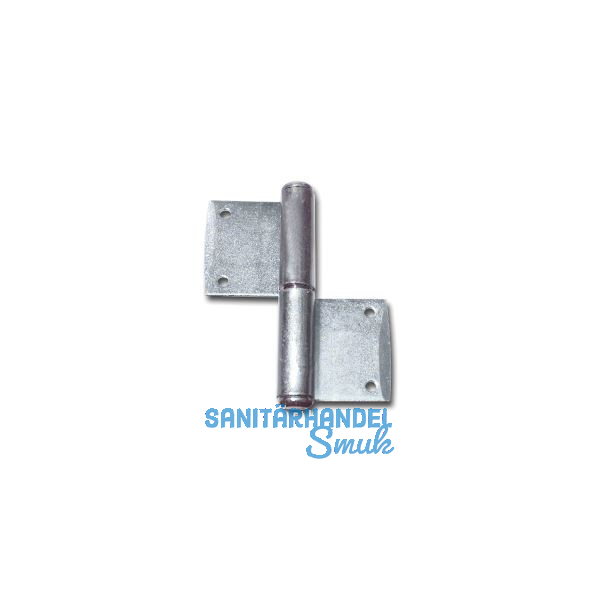 Fensternussband, rechts, Bandh�he 80 mm, Stahl verzinkt