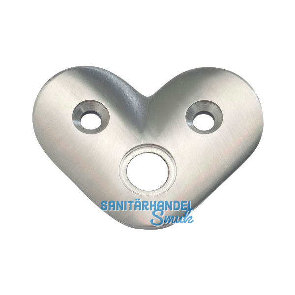CROSO Eckmontageplatte f�r Rohr � 42,4 x 2,0 mm, Edelstahl V2A