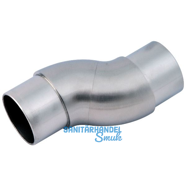 CROSO Edelstahlbogen flexibel f�r Rundrohr � 42,4 x 2,0 mm, Edelstahl V2A