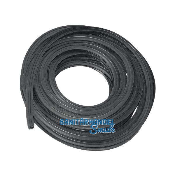 CROSO Gummidichtung f�r Glasst�rke 18,0 - 21,52 mm auf Ma�, Kunststoff/EPDM