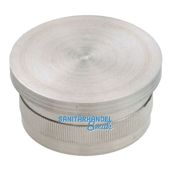 CROSO R�ndelkappe flach, � 33,7 x 2,0 mm, Edelstahl geschliffen V2A