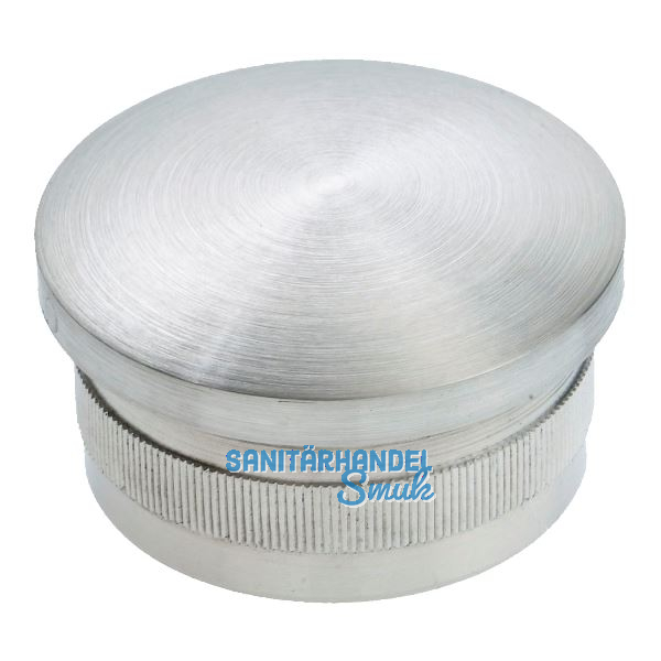 CROSO R�ndelkappe gew�lbt, � 33,7 x 2,0 mm, Edelstahl geschliffen V2A