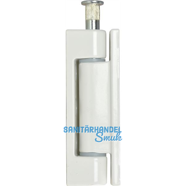 Aufschraubband 14 x 80 mm, Stahl kunststoffbeschichtet wei�