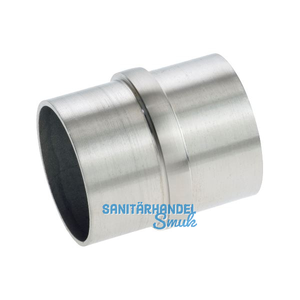CROSO Verbindungsmuffe f�r Rundrohr � 33,7 x 2,0 mm, Edelstahl geschliffen V2A