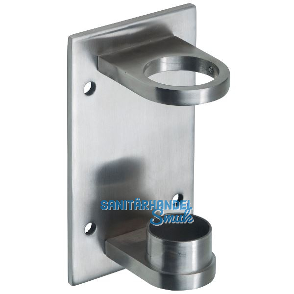 CROSO Wandanker f�r Rundrohr � 42,4mm, Plattengr��e 160 x 90 x 6mm,Edelstahl V2A