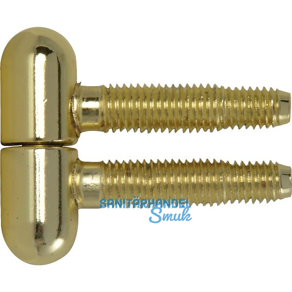 SFS Einbohrband, 13 mm, mit Rundkopf, Stahl vergoldet