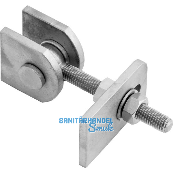 Anschwei�torband verstellbar, L�nge 129 mm, Edelstahl V2A