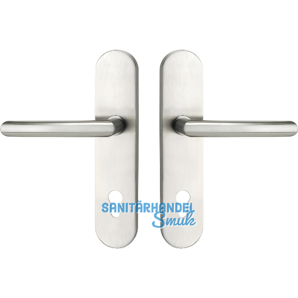 SH-Dr�ckergarnitur ARC - auf Schild PZ88, ohne Kzs., Edelstahl, RC2, H�he 16 mm