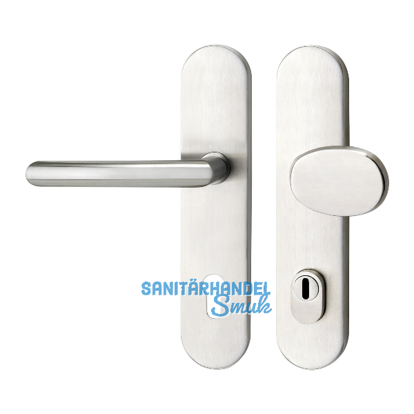 SH-Wechselgarnitur ARC - auf Schild PZ92, mit Kzs., Edelstahl, RC2, H�he 16 mm