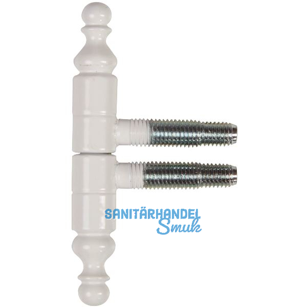 SFS Einbohrband mit Zierkopf, 13 mm, Stahl wei� RAL 9016