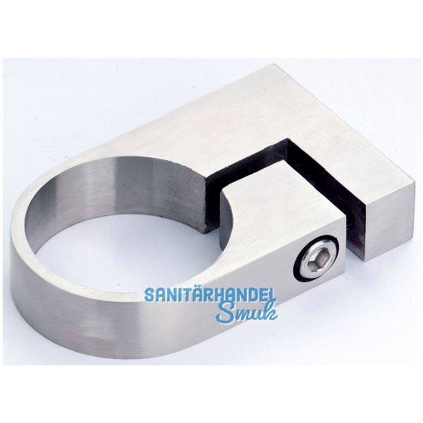 CROSO Rohrhalter f�r Rundrohr 42,4 mm, Edelstahl geschliffen V4A