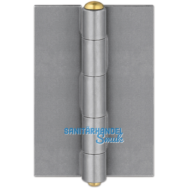 Anschwei�scharnier 60 x 55 x 2,5 mm, Stahl blank