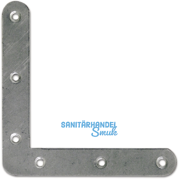 Scheinhaken zum Einlassen, rund, 110 x 18 x 1,50 mm, Stahl verzinkt