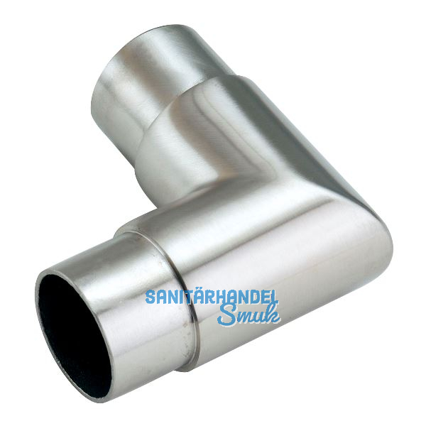 CROSO Eckbogen rund 90� f�r Rohr � 33,7 x 2,0 mm, Edelstahl geschliffen V2A