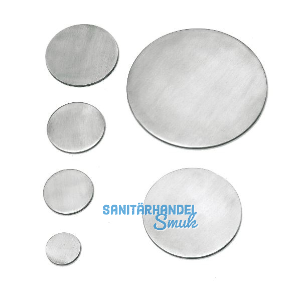 CROSO Ronde � 33 mm, Materialst�rke 4 mm, Edelstahl einseitig geschliffen V2A