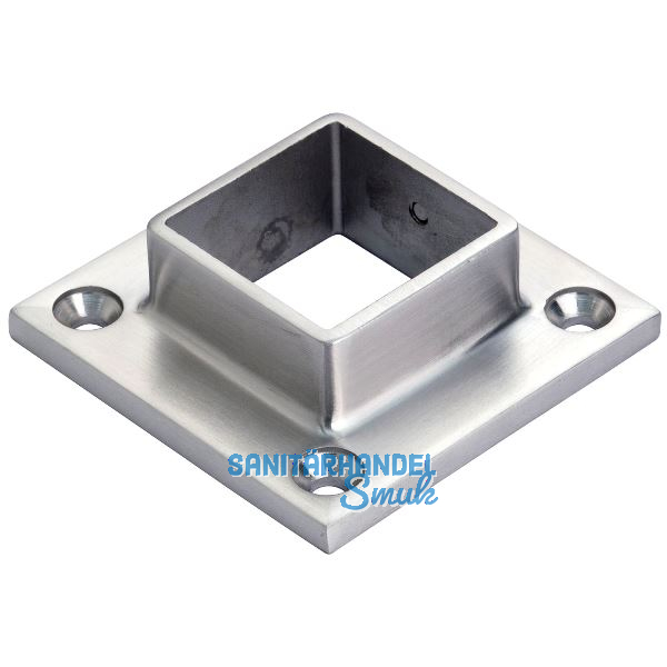 CROSO Flansch f�r Vierkantrohr 60 x 60 mm, Edelstahl V4A