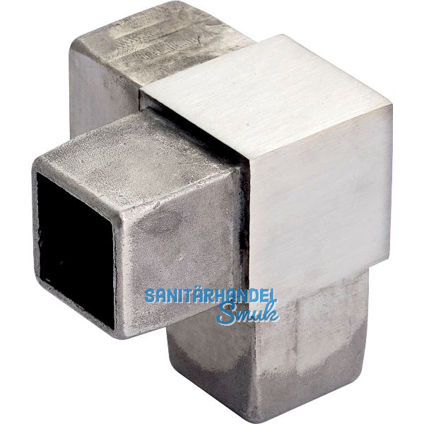 CROSO Eckst�tzenverbinder f�r Vierkantrohr 40 x 40 x 2,0 mm, Edelstahl V4A