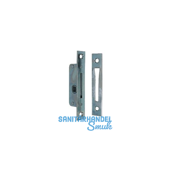 Einstemmzunge mit Schlie�blech, DM 15 mm, eckig, Stahl verzinkt