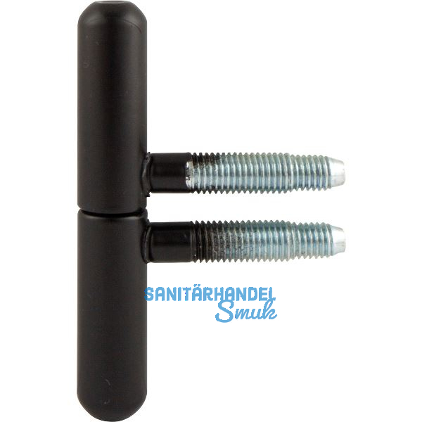 SFS Einbohr Zierband 14 mm, Typ Nussband, Stahl schwarz