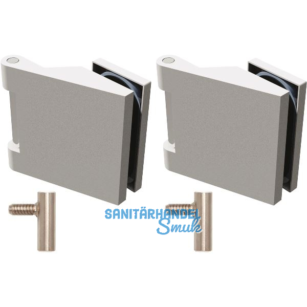 SOLIDO Glast�rbandset Office m. Rahmenteil f. Stahlzarge M10x1,rechts,mattnickel