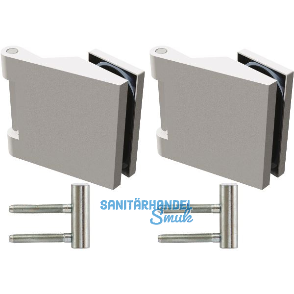 SOLIDO Glast�rbandset Office m. Rahmenteil f. Smart Zargen,rechts,Alu mattnickel