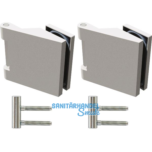 SOLIDO Glast�rbandset Office m. Rahmenteil f. Smart Zargen,links,Alu mattnickel