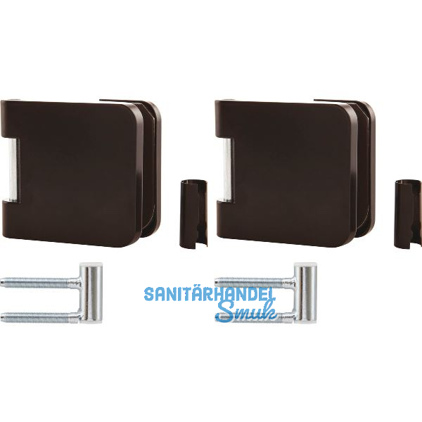 SOLIDO Glast�rbandset Office m. Rahmenteil f. Smart Zargen,rechts,Alu schwarz