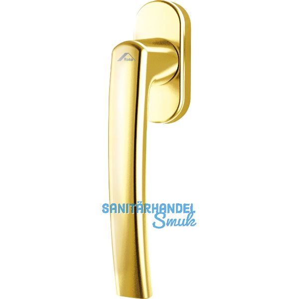 ROTO Fenstergriff ROTOLINE VK 7 x 35 mm, Aluminium messingf�rbig gl�nzend