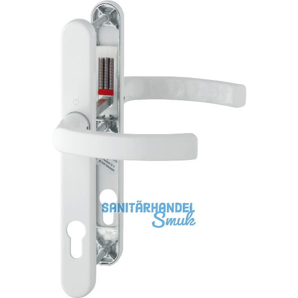 Dr�ckergarnitur LI�GE - auf Schmalschild 30 mm, 72 - 82, wei�