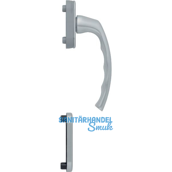 HOPPE Balkont�rgriff-Halbgarnitur LI�GE - innen, silber eloxiert