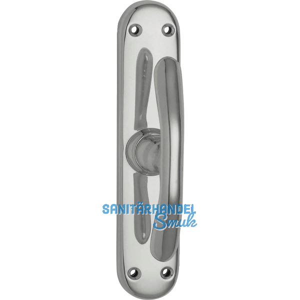 GRUNDMANN Fenstertrieb ELEGANT 521 - gebogen, Alu poliert