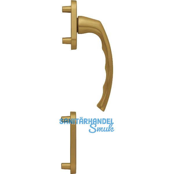 HOPPE Balkont�rgriff-Halbgarnitur LI�GE - au�en hoch, bronze