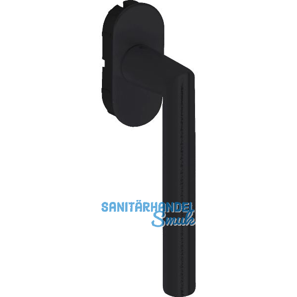 MARCHESI Fenstergriff GEHRUNG fl�chenb�ndig VK 7 x 23, Edelstahl schwarz matt