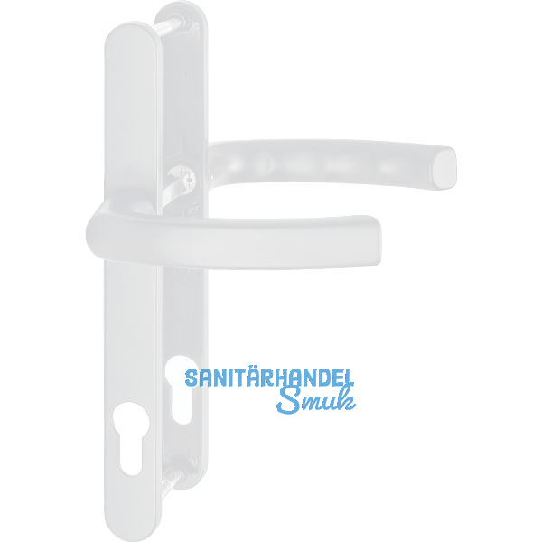 Dr�ckergarnitur LI�GE - auf Schmalschild 24 mm, 67 - 72, wei�