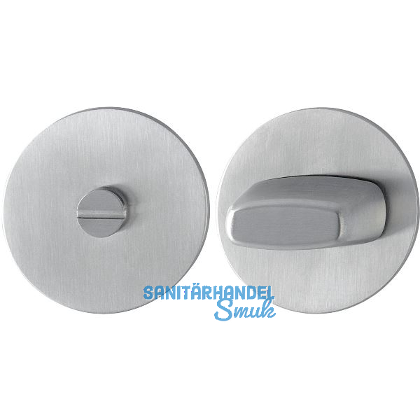 HOPPE WC-Rosette flach mit St�tznocken, rund, Edelstahl matt