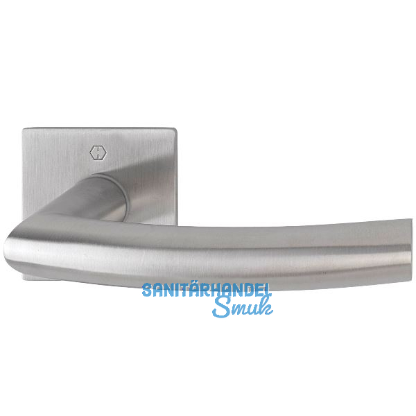 HOPPE Dr�ckergarnitur TRONDHEIM - eckig, ohne Schl�sselrosette, Edelstahl