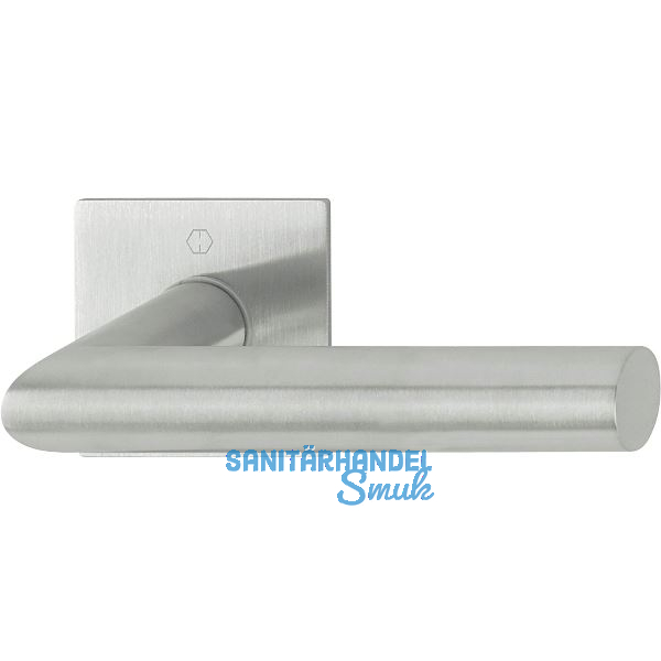 HOPPE Dr�ckergarnitur AMSTERDAM eckig, ohne Schl�sselrosette, Edelstahl matt