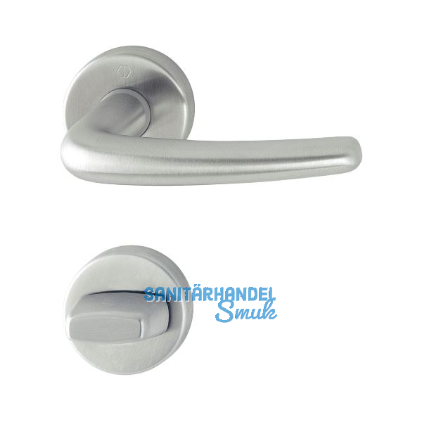 HOPPE Dr�ckergarnitur DENVER - auf Rosette WC, Edelstahl