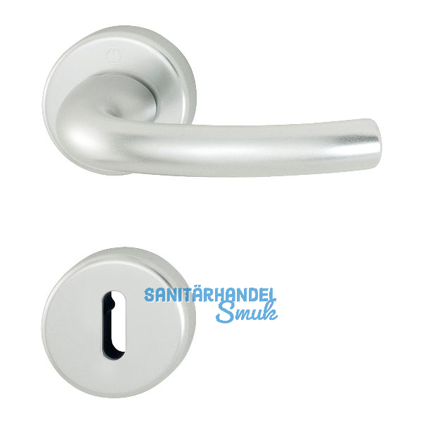 Dr�ckergarnitur TOKYO - auf Rosette BB, 38 - 42, silber eloxiert