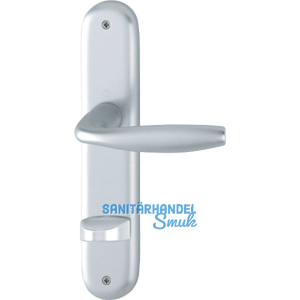 Dr�ckergarnitur NEW YORK - auf Schild WC 90, 37 - 42, 8/8,5 silber eloxiert