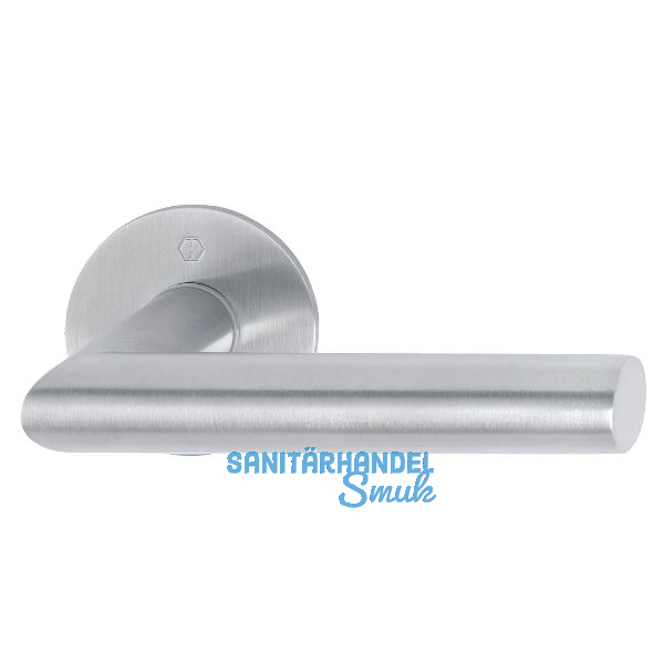 HOPPE Dr�ckergarnitur AMSTERDAM rund, ohne Schl�sselrosette, Edelstahl matt