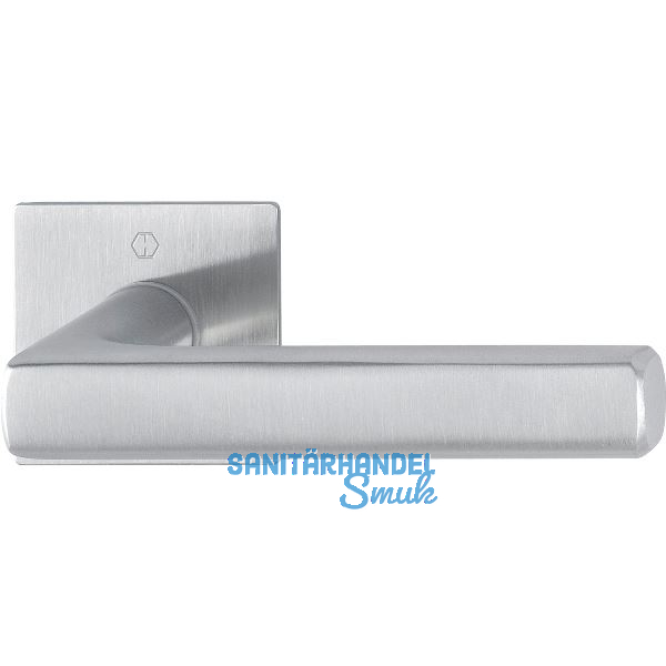 HOPPE Dr�ckergarnitur DALLAS eckig, ohne Schl�sselrosette, Edelstahl matt