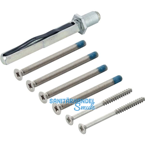 HOPPE Befestigungsset f�r Wechselgarnituren SERTOS, mit Vierkantstift 8,5 x 90