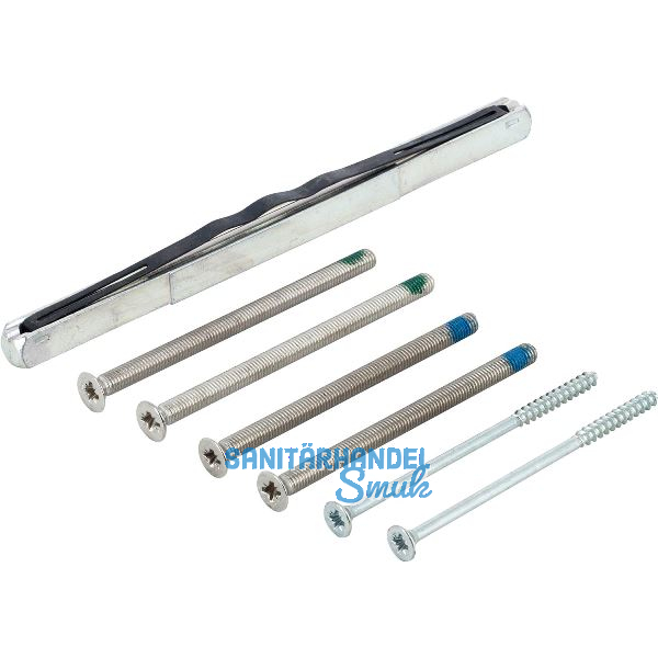 HOPPE Befestigungsset f�r Dr�ckergarnituren SERTOS, mit Vierkantstift 8,5 x 145