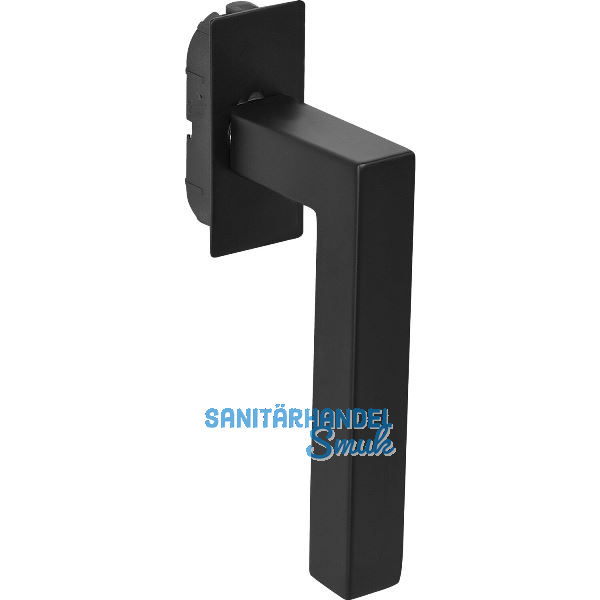 MARCHESI Fenstergriff MALM� fl�chenb�ndig eckige Rosette, Edelstahl schwarz matt