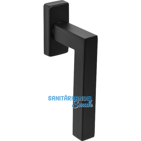 MARCHESI Fenstergriff MALM� eckige Rosette, Edelstahl schwarz matt