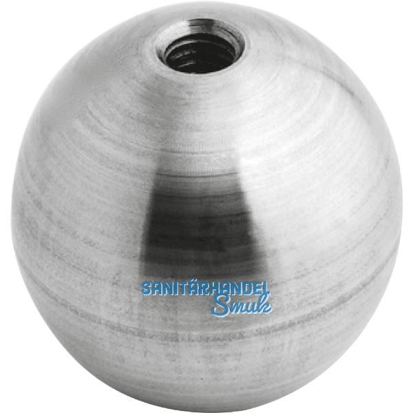 CROSO Vollkugel mit einseitigem Sackgewinde M6, Kugel � 25 mm,Edelstahl V2A