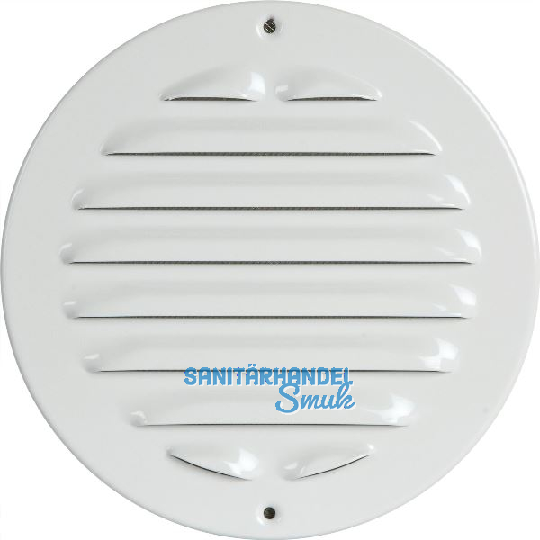 UPMANN Wetterschutzgitter aufschraubbar rund 200 mm Alu wei�