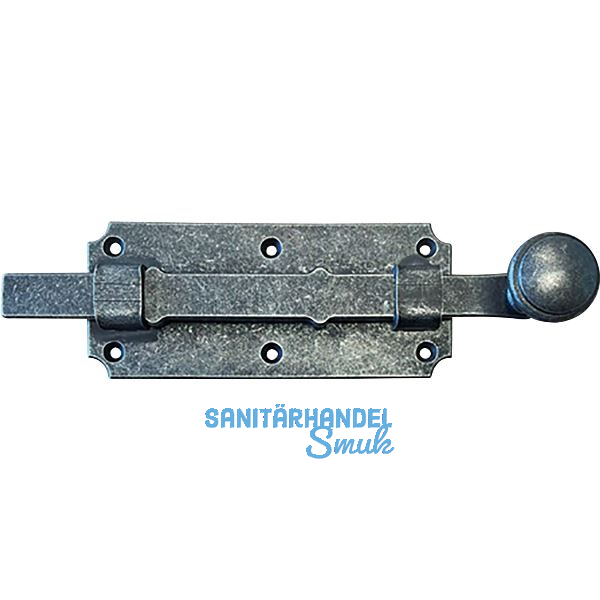 Halc� Querriegel gerade mit Schlaufe, Stahl verzinkt schwarz passiviert